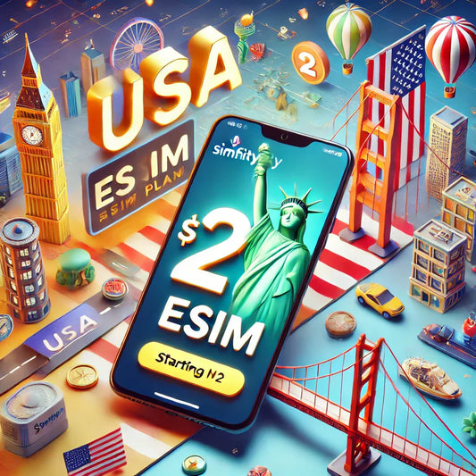 Why Pay More? Get a Reliable USA(United State) eSIM for Just $2